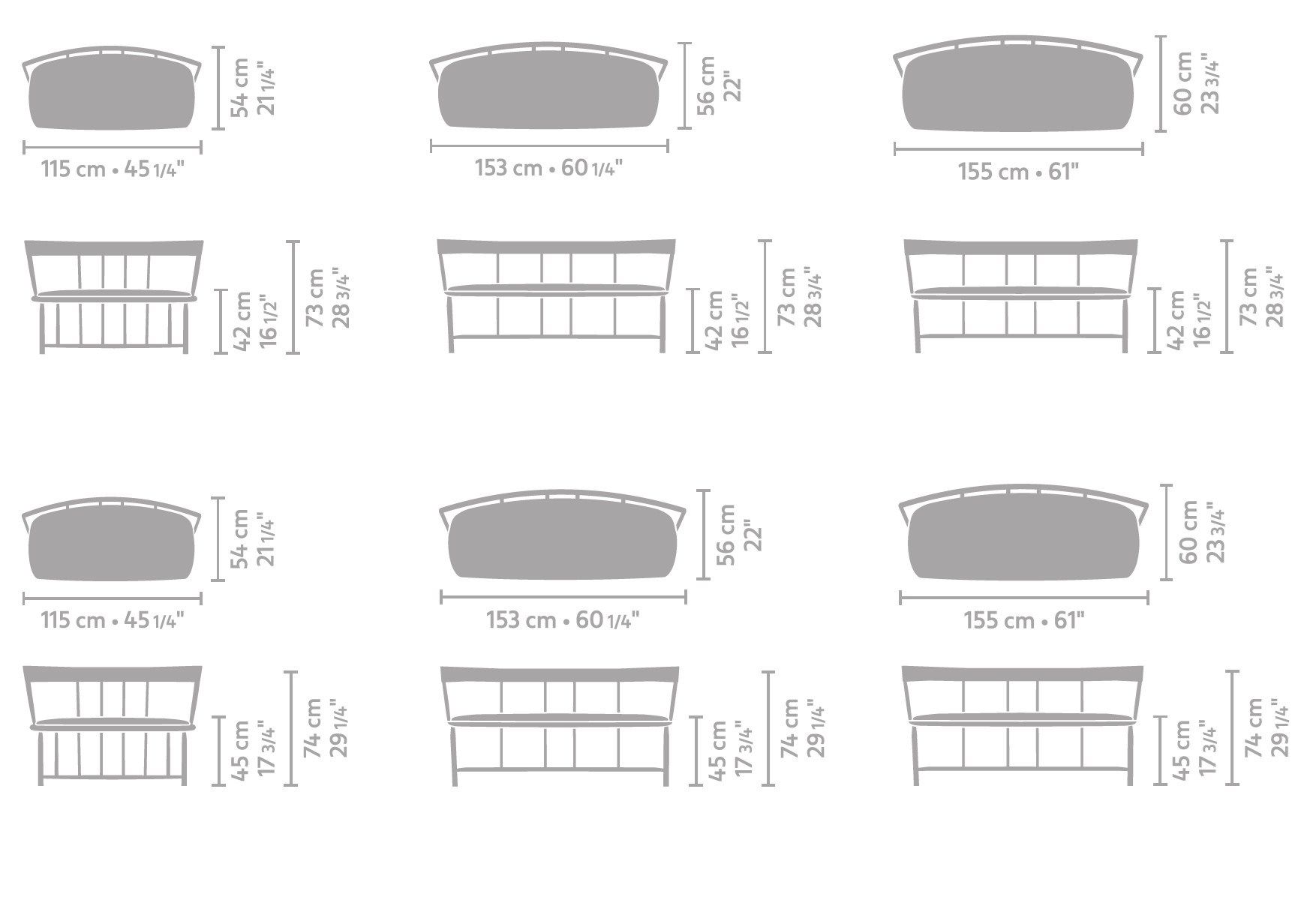 Мягкая скамейка из массива дерева со спинкой Linteloo Oiseau ARCH-00035118 - Вид №5