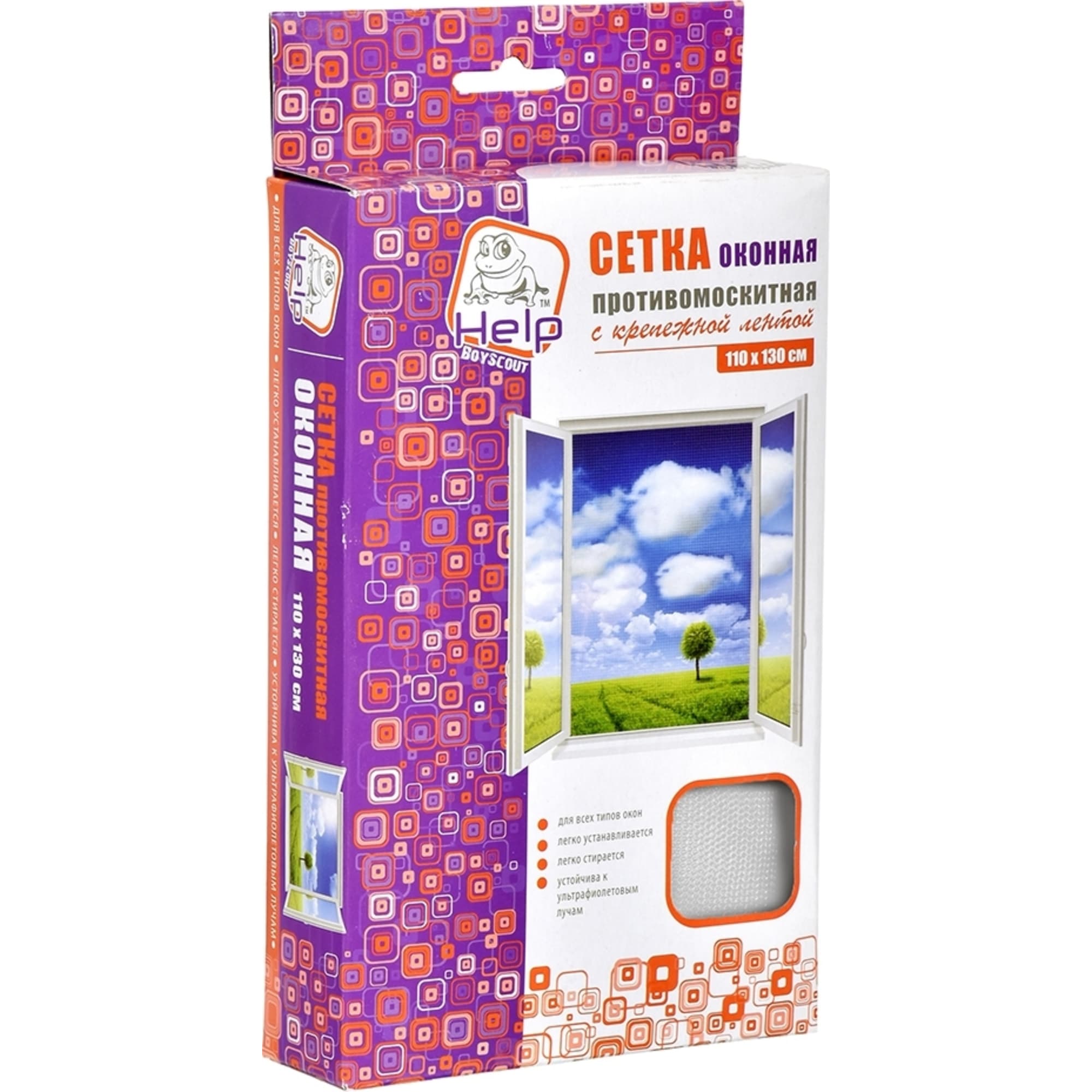 82646971 Москитная сетка 100x130 см, цвет белый Santreyd  - Вид №1