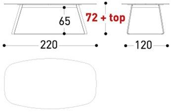 Varaschin Прямоугольный деревянный стол Kolonaki 3387 - Вид №11
