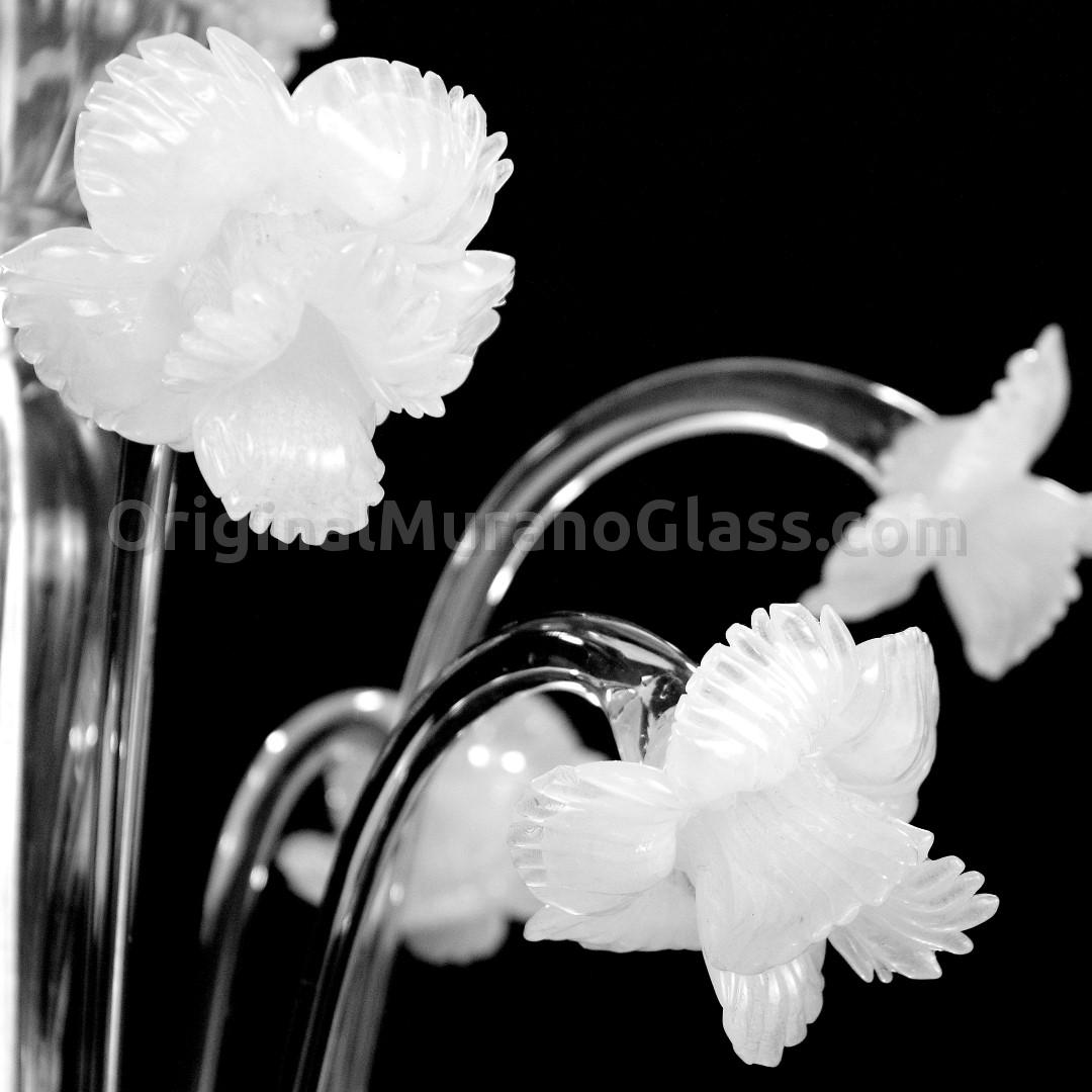 1128 ORIGINALMURANOGLASS Люстра Герань - Флорал - муранское стекло OMG  см CLASSICO - Вид №1