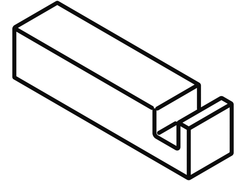 100.90.02040 крюк HEWI System 100 | Edelstahl  - Вид №10