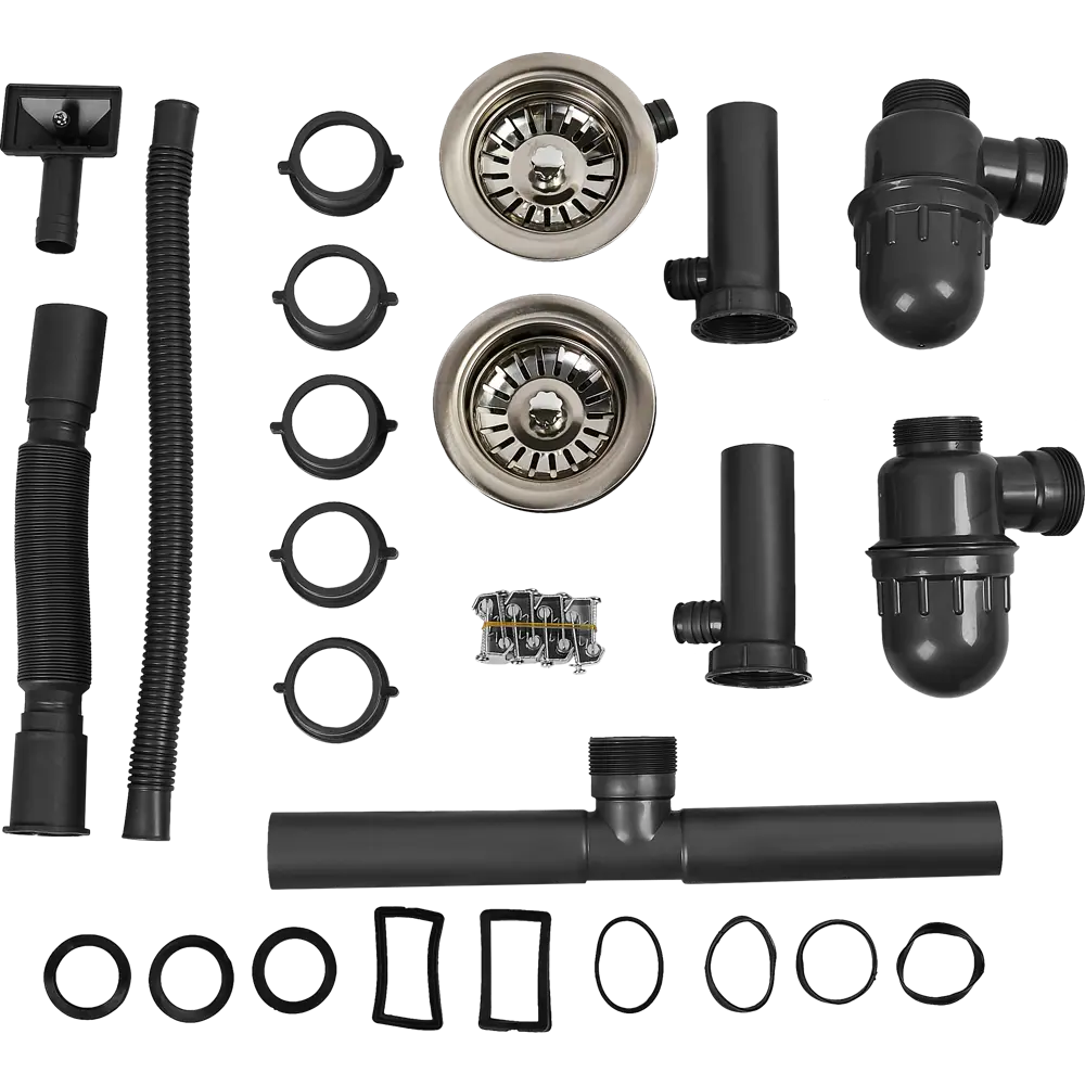 Врезная кухонная мойка DELINIA М12S 60×48 см с увеличенной гарантией 89337714 M12S STLM-1337328 - Вид №5