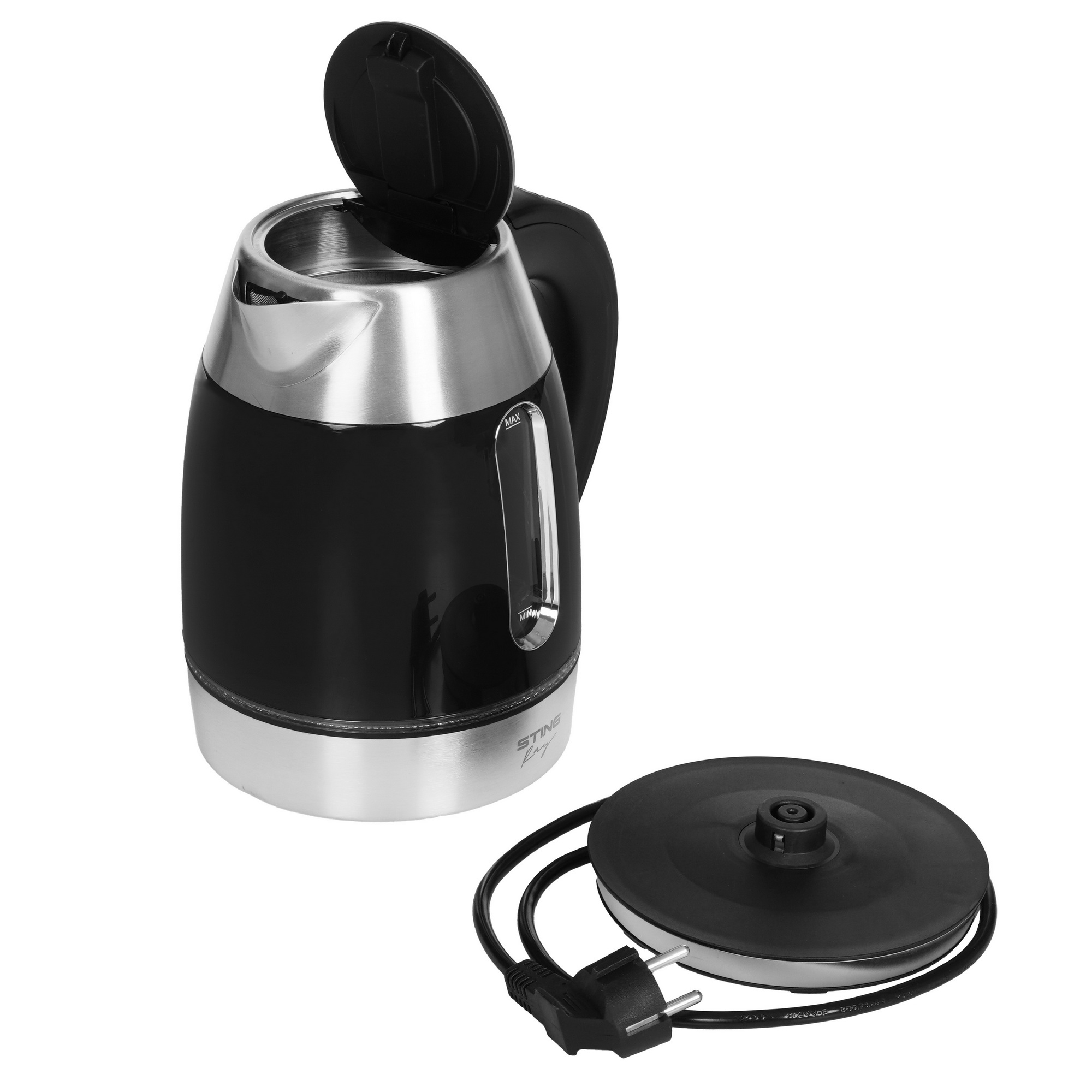 9148505 Электрочайник Stingray ST-KT3018A черный STDN-0091389 - Вид №4