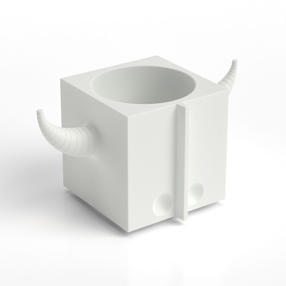 Квадратный полиэтиленовый садовый горшок Lyxo Design FERA OROT ARCH-00029933 - Вид №8