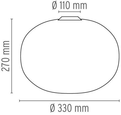 Flos Потолочный светильник из опалового стекла Home collection - muro+soffitto sun-id-1490562 - Вид №3