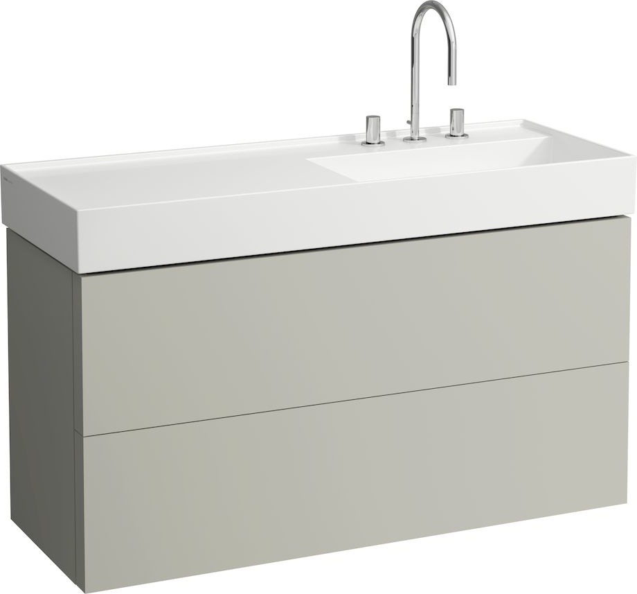 H8133330001121 Раковина, полочка слева, со специальным скрытым сливом LAUFEN PRO - Вид №2