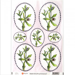 01258 Декупажная карта 21 x 29.7 см СК "Багет мини" Чип-Арт