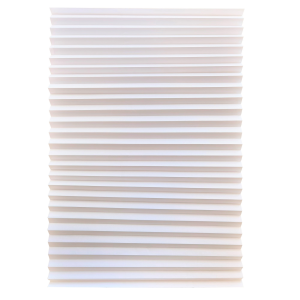 85339517 Штора плиссе 80x160 см бумага белая STLM-0061867 INSPIRE
