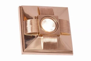 Patinas Lighting Регулируемый латунный потолочный светильник прямого света Manhattan