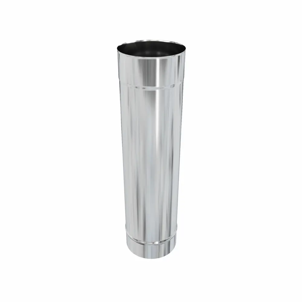 Труба для дымохода Коракс D135 0.5 м нержавеющая сталь 0.5 мм STLM-2061010