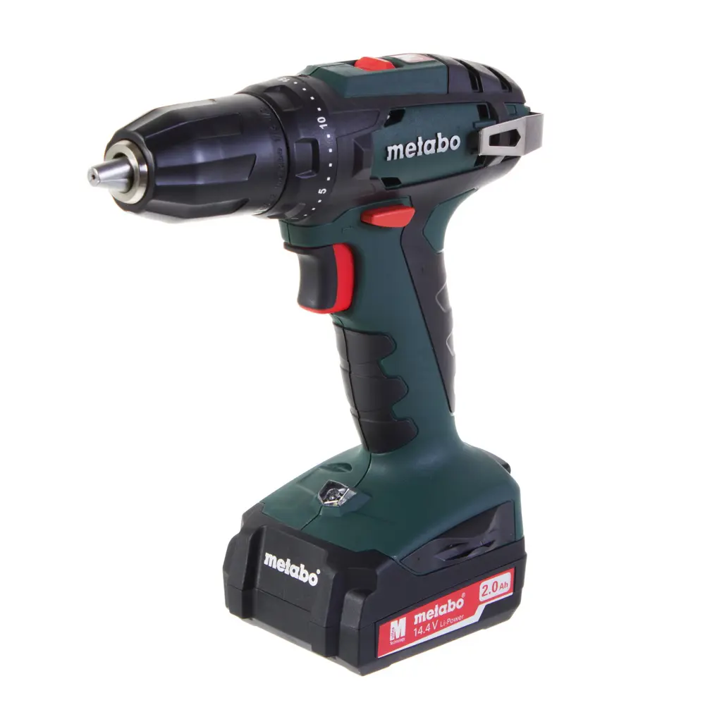 Дрель-шуруповёрт аккумуляторная Metabo BS 14.4 602206540, 14.4 В Li-ion 2х2 Ач 17883567 STLM-2171878 