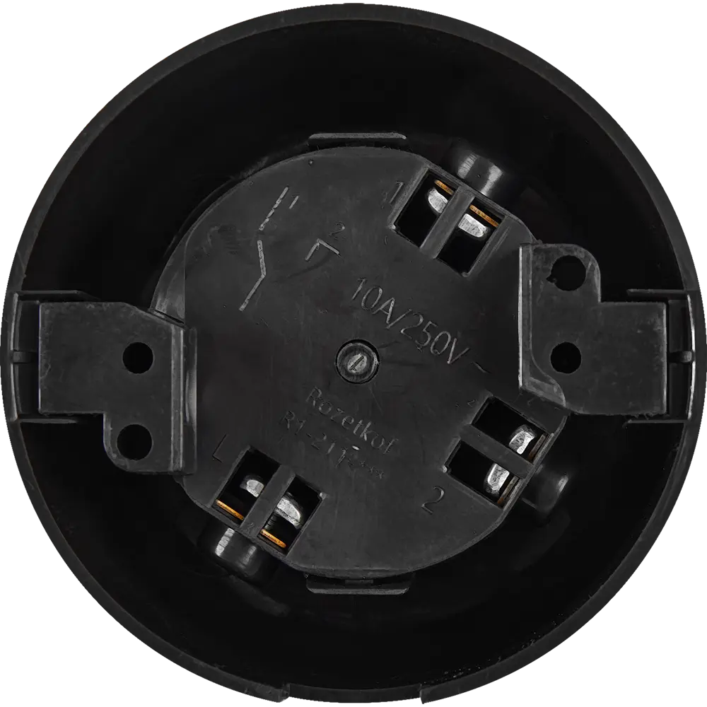 Выключатель проходной накладной Electraline 1 клавиша цвет черный 89255214 STLM-2172217 Ретро - Вид №2