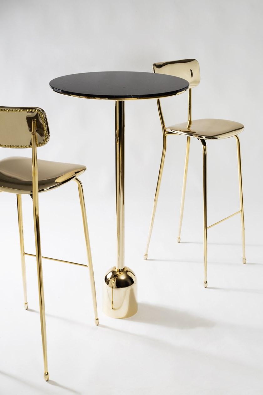 Vela Arredamenti Круглый мраморный стол на контракт Balok sun-id-1391241 - Вид №3