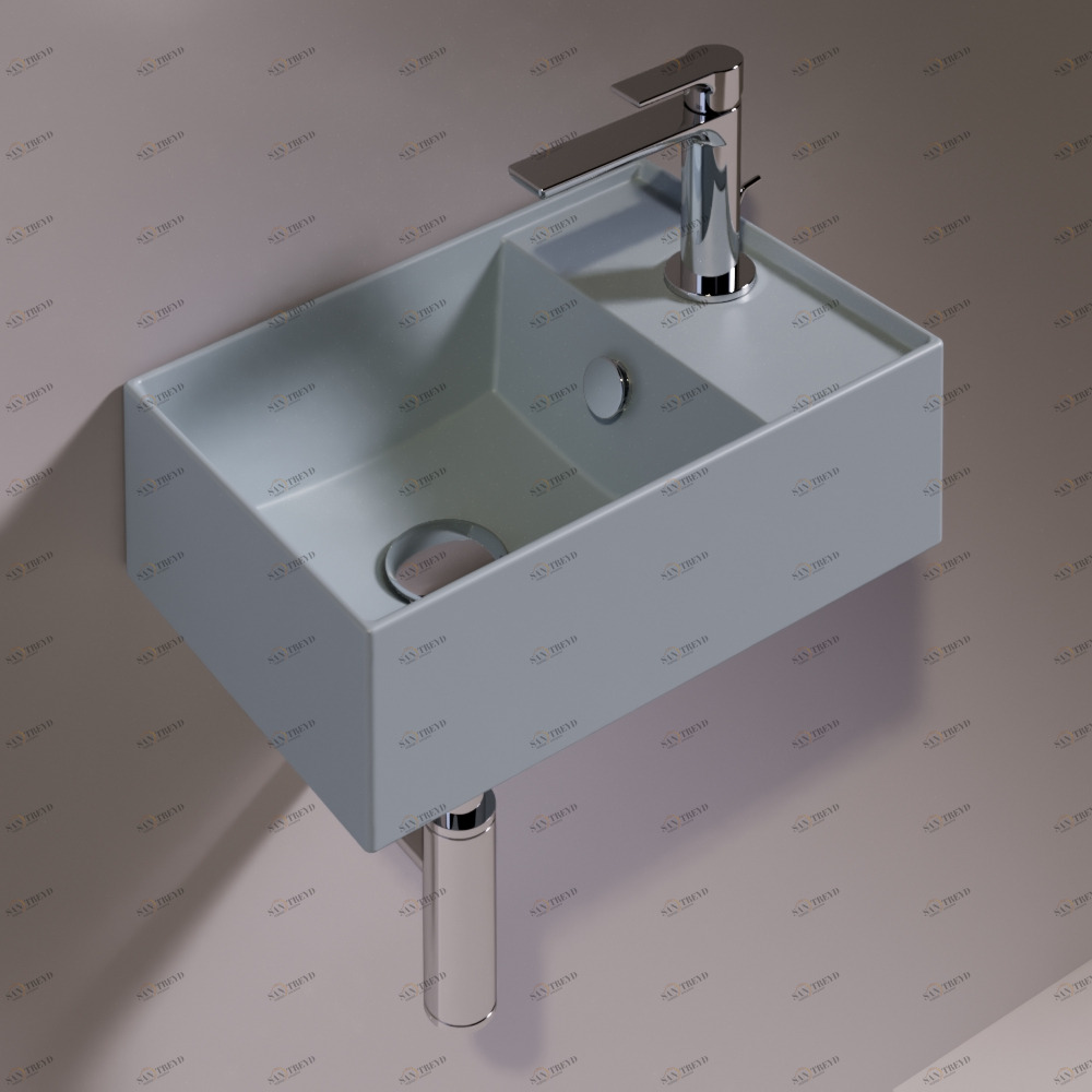 AG40TELAMATT Подвесная раковина настенная прямоугольная Simas Agile