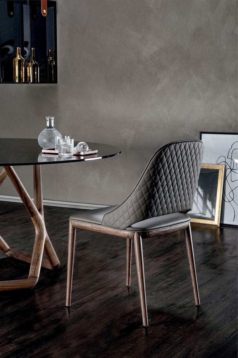 Tonin Casa Мягкое кожаное кресло Malva T7221a - Вид №3