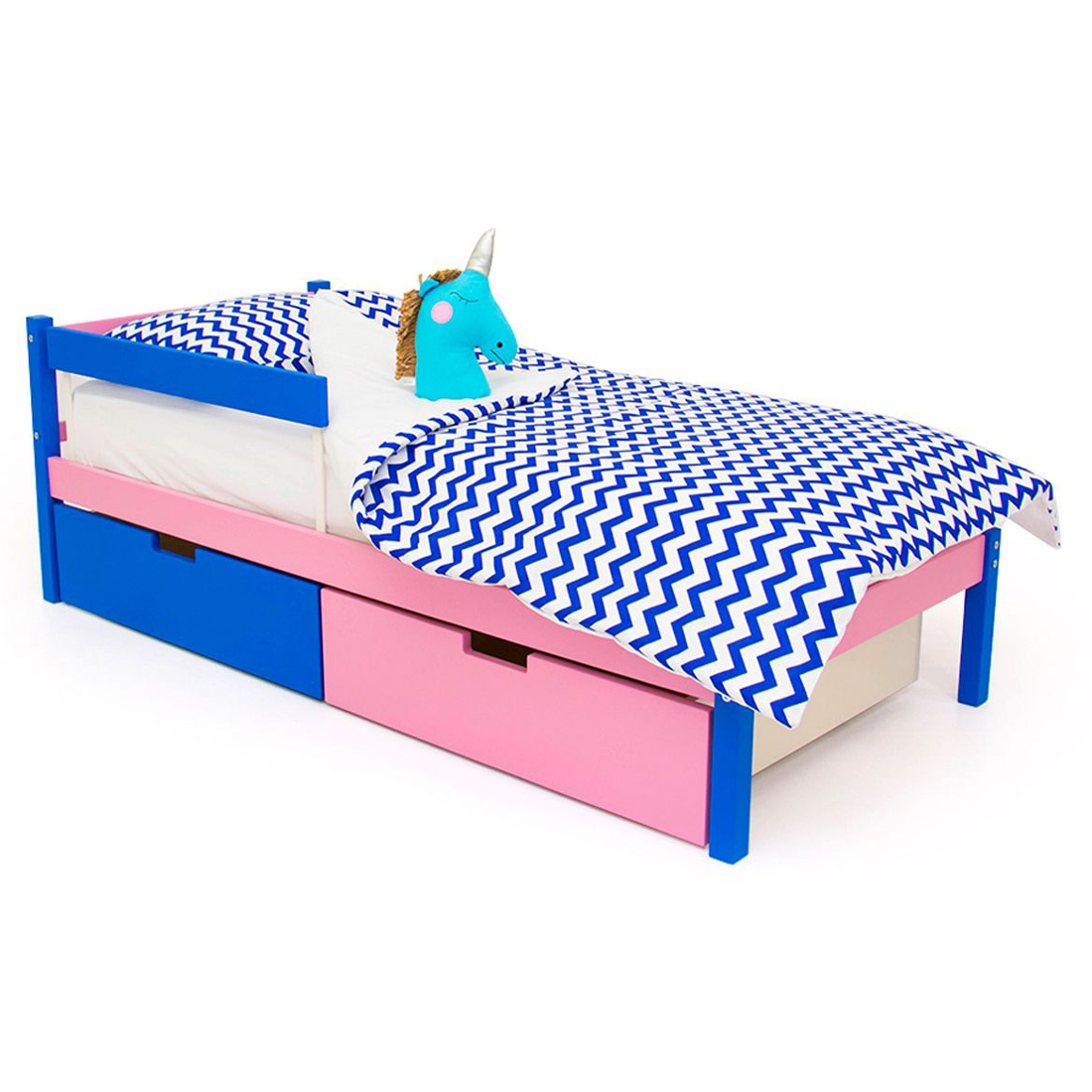 Детская кровать Svogen classic синяя, лаванда БЕЛЬМАРКО  326813 Синий;розовый Santreyd  - Вид №6