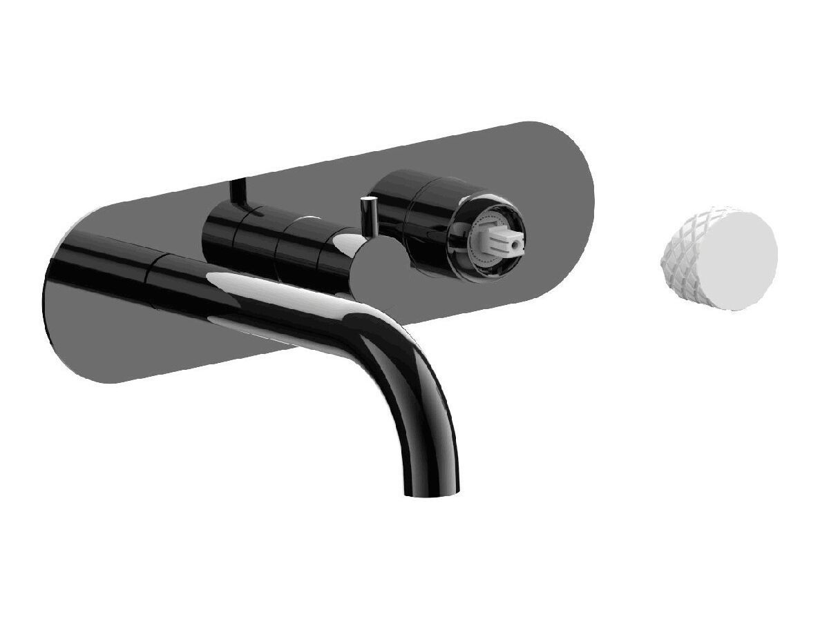 Настенный смеситель для ванны с 3 отверстиями и переключателем Rubinetterie Frattini отдельная эстетика ARCH-00070781