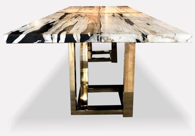 MORADA Прямоугольный деревянный обеденный стол Petra sun-id-1451071 - Вид №1