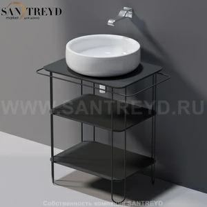 FI60SVBM Напольная раковина стоящая прямоугольная Ceramica Flaminia Filo