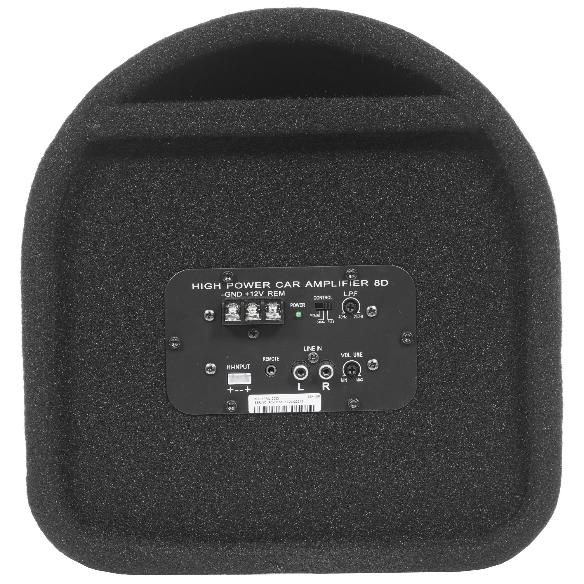 5409453 Автосабвуфер активный ACV BTA-10R STDN-0069990 - Вид №4