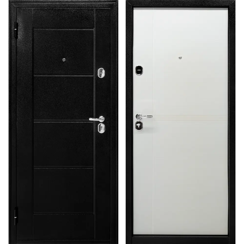 Металлическая входная дверь ФОРПОСТ 75 с двойной защитой 89350112 STLM-1391118