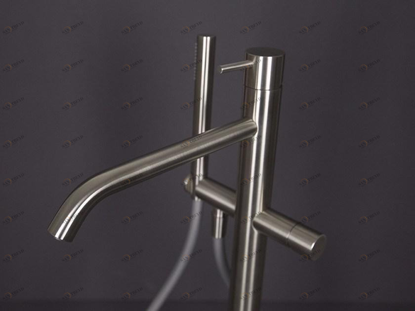 RIFRA Напольный смеситель для ванны из нержавеющей стали с ручным душем Forty 1210091/2