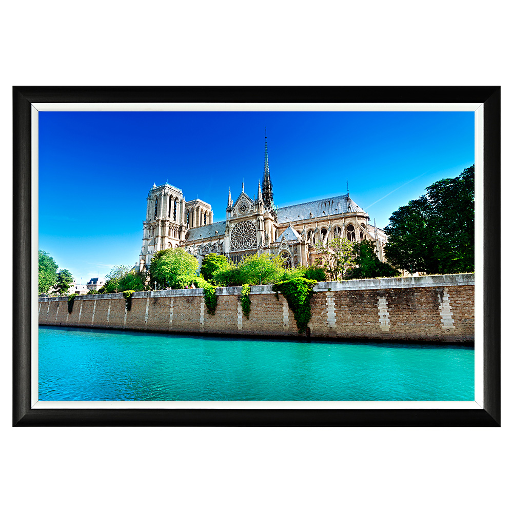 828197436_1818 Арт-постер «Нотр Дам с набережной Сены» Object Desire 