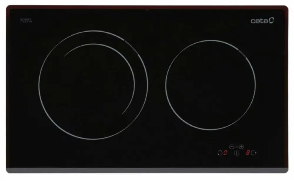 90333916 Индукционная варочная панель Cata IB 2 PLUS BK 59 см 2 конфорки цвет черный STLM-0878690