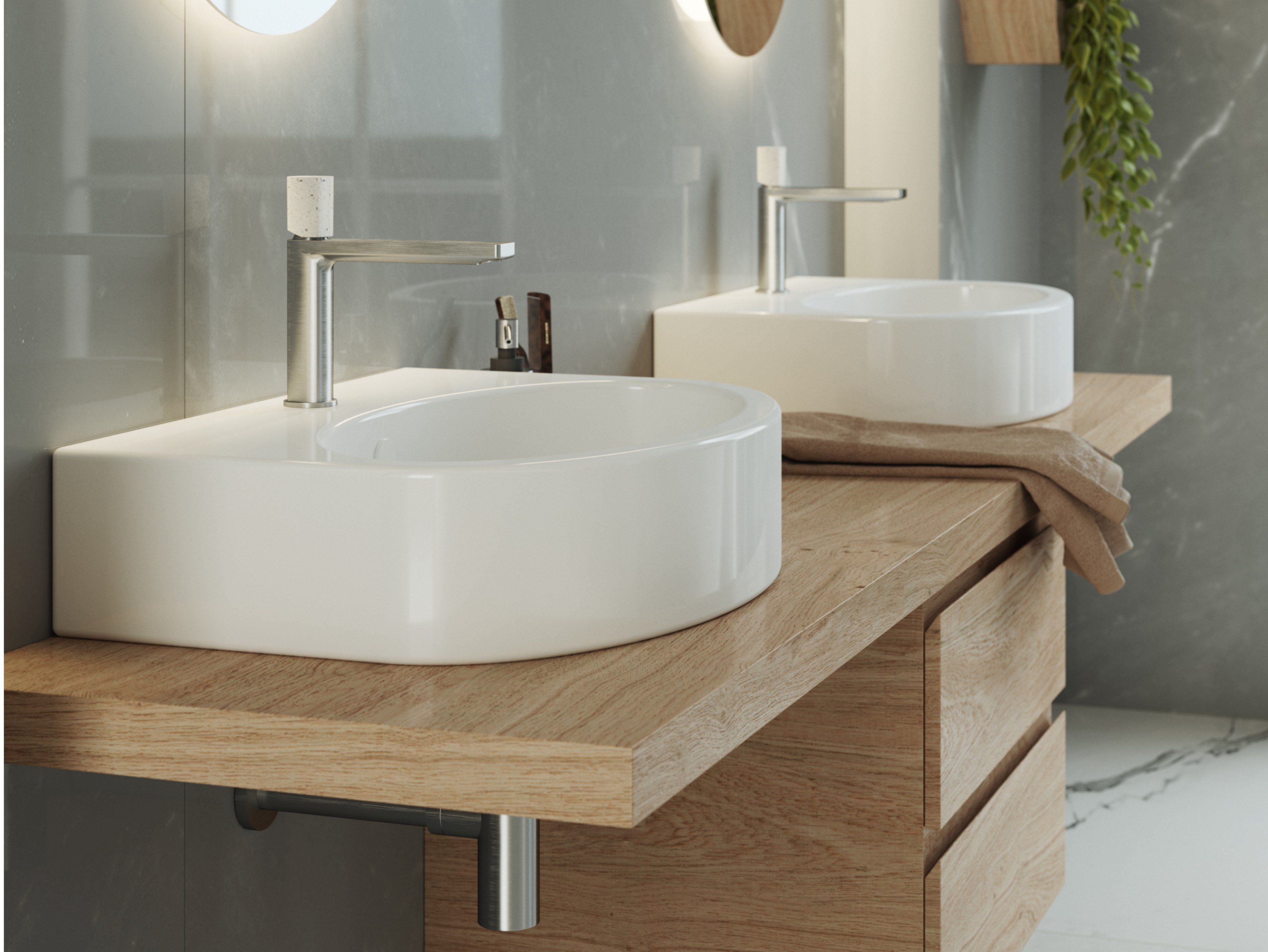 Керамическая овальная подвесная раковина GSG Ceramic Design Like ARCH-00040911