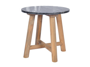 Мраморный круглый садовый столик