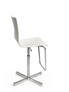 Акриловый спиц поворотный стул со спинкой