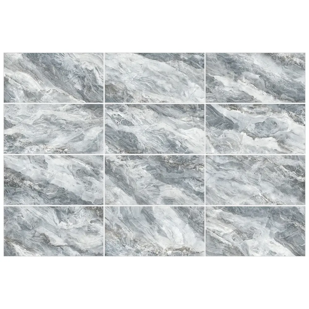 Глазурованный керамогранит Alma Ceramica Ocean 06 60x120 см 1.44 м² матовый цвет голубой STLM-2151437 - Вид №2