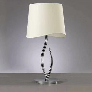 Настольная лампа Mantra Ninette 1930 MANTRA КЛАССИЧЕСКИЕ 079950 Белый;серебро