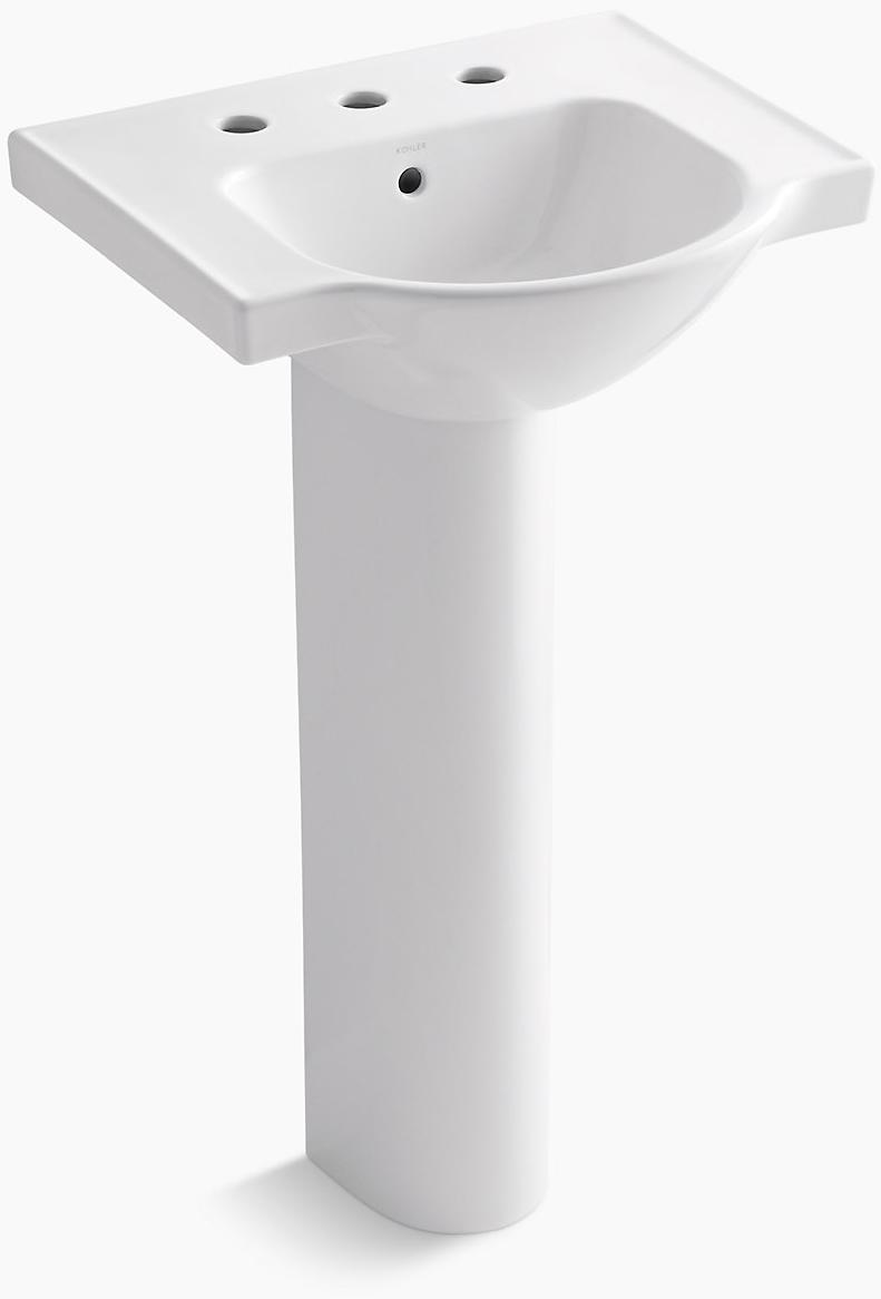 K-5265-8-58 Напольная раковина стоящая прямоугольная Kohler  - Вид №1