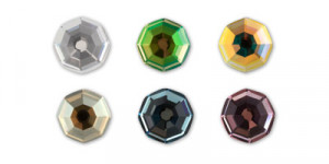2611 ММ Страз клеевой Crystal 8 мм кристалл белый (Crystal 001) Сваровски