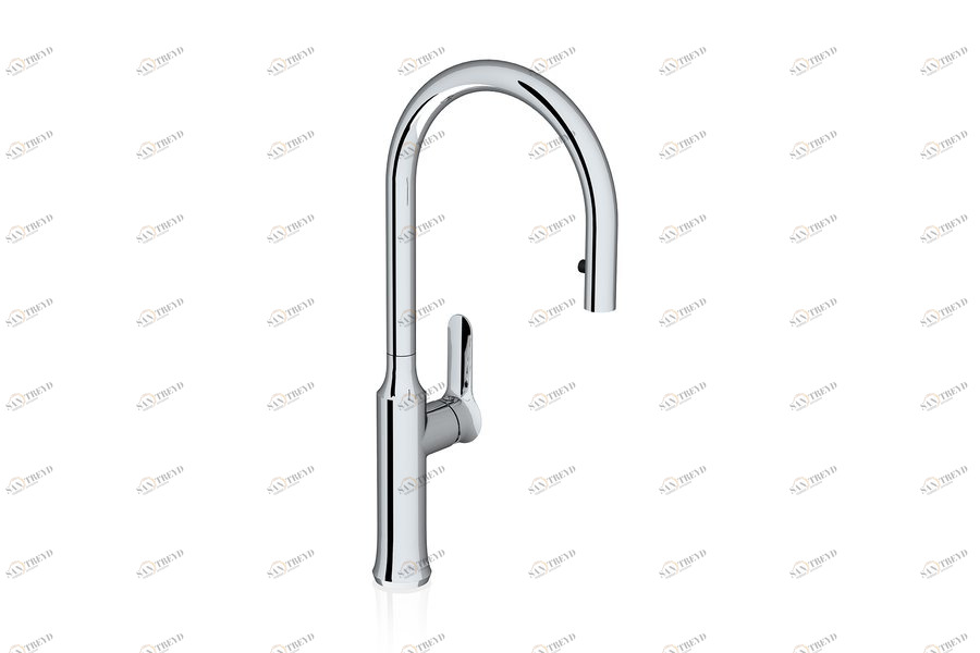 Смеситель для мойки с выдвижным распылителем KM 017.00 Ravak X070078