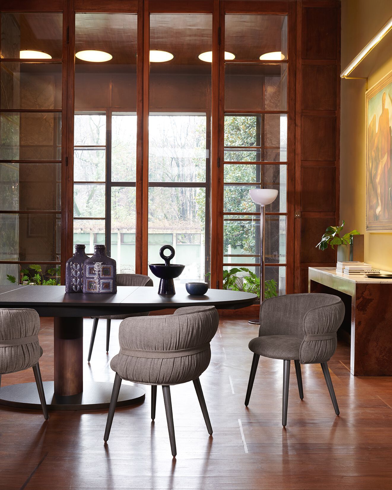 Мягкое кресло из ткани Potocco Drawstring ARCH-00142462 - Вид №3