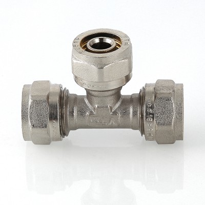 VTm.331.N.201620 Фитинг обжимной – тройник Valtec 20 х 16 х 20 мм  - Вид №4