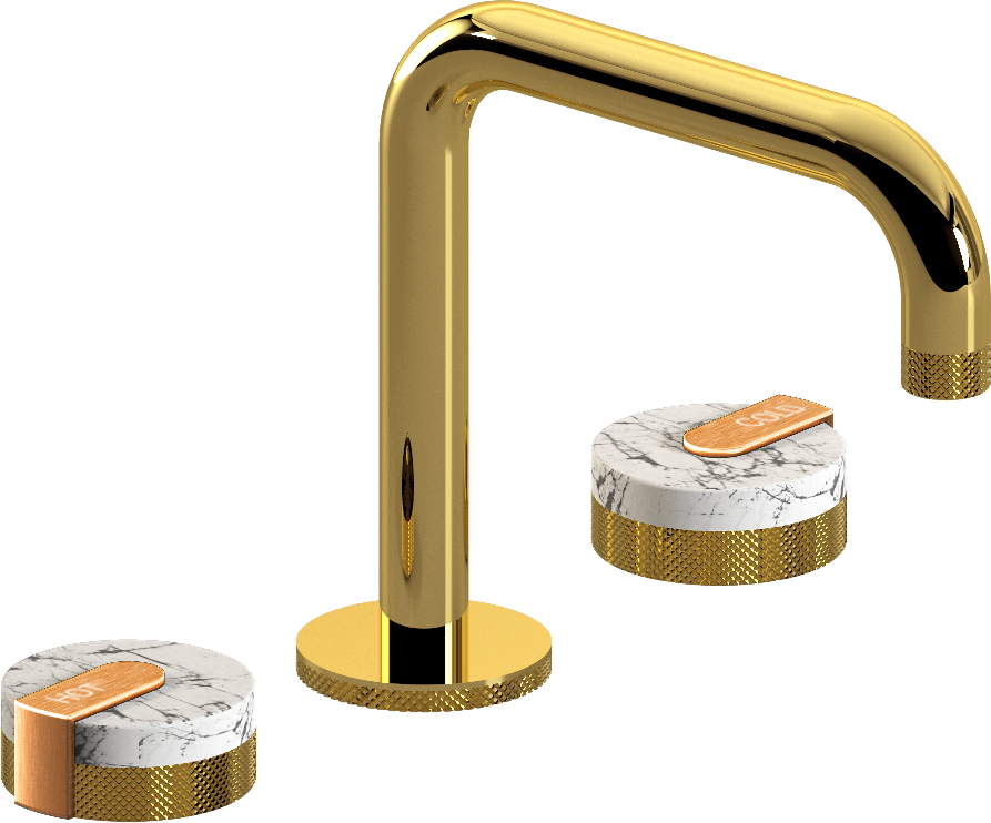 E-11511-R2MW-L1BRG-AU Смеситель для умывальника на 3 отвертия GRAFF MOD+