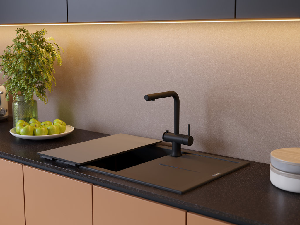 Кухонная мойка Sumi 79A GR OMOIKIRI 4997098 - Вид №3