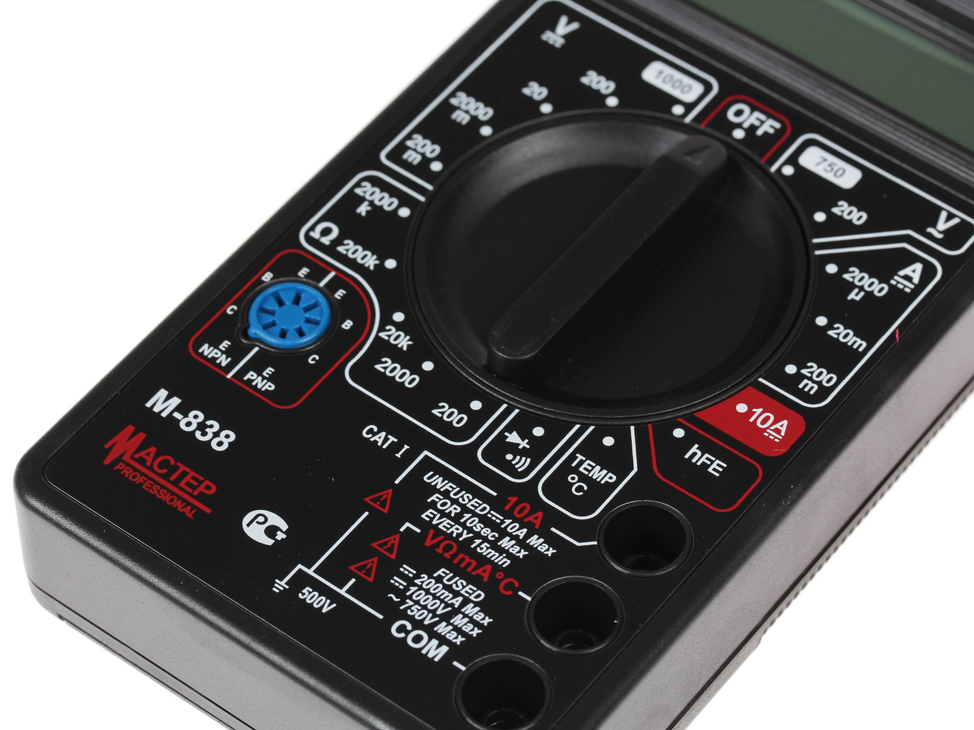 Мультиметр Master Professional M838 1063071 STDN-0133411 - Вид №4