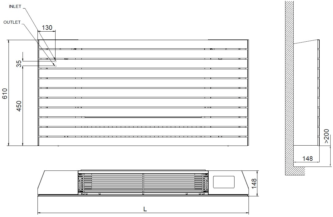 CORDIVARI Радиатор для мебели с горячей и холодной вентиляцией sun-id-1475447 - Вид №8