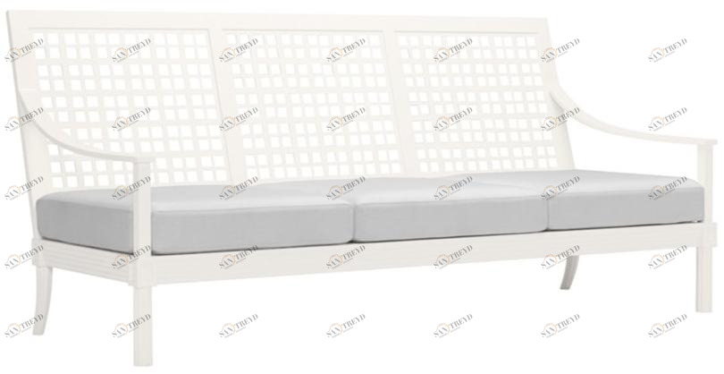 JANUS et Cie 3-х местный алюминиевый диван Quadratl sun-id-1449116