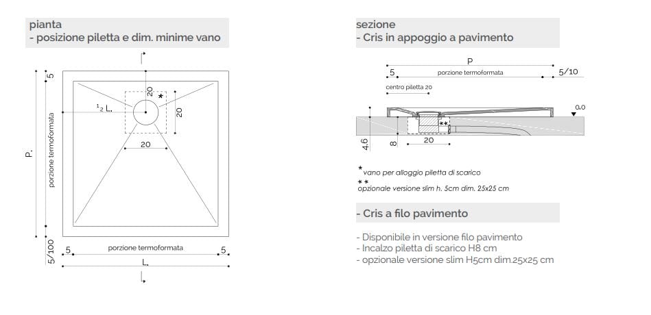 Прямоугольный поддон для душа Corian® Acquapazza Corian ® elements ARCH-00056546 - Вид №3