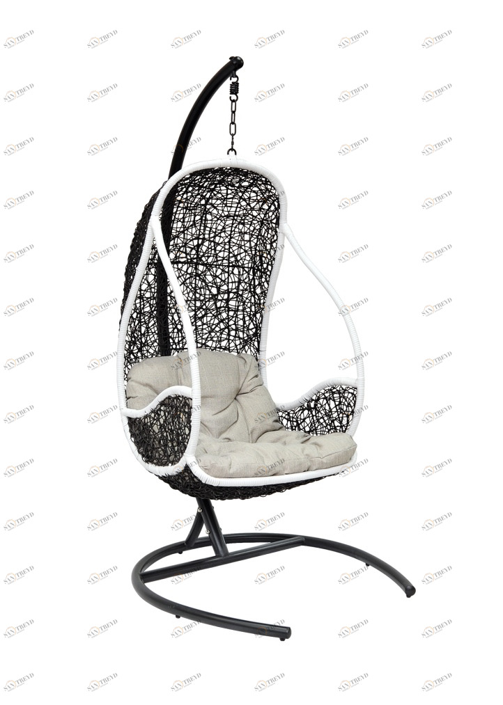 Подвесное кресло Lichi White ЭКО ДИЗАЙН ПЛЕТЕНАЯ 009586 Бежевый;коричневый 