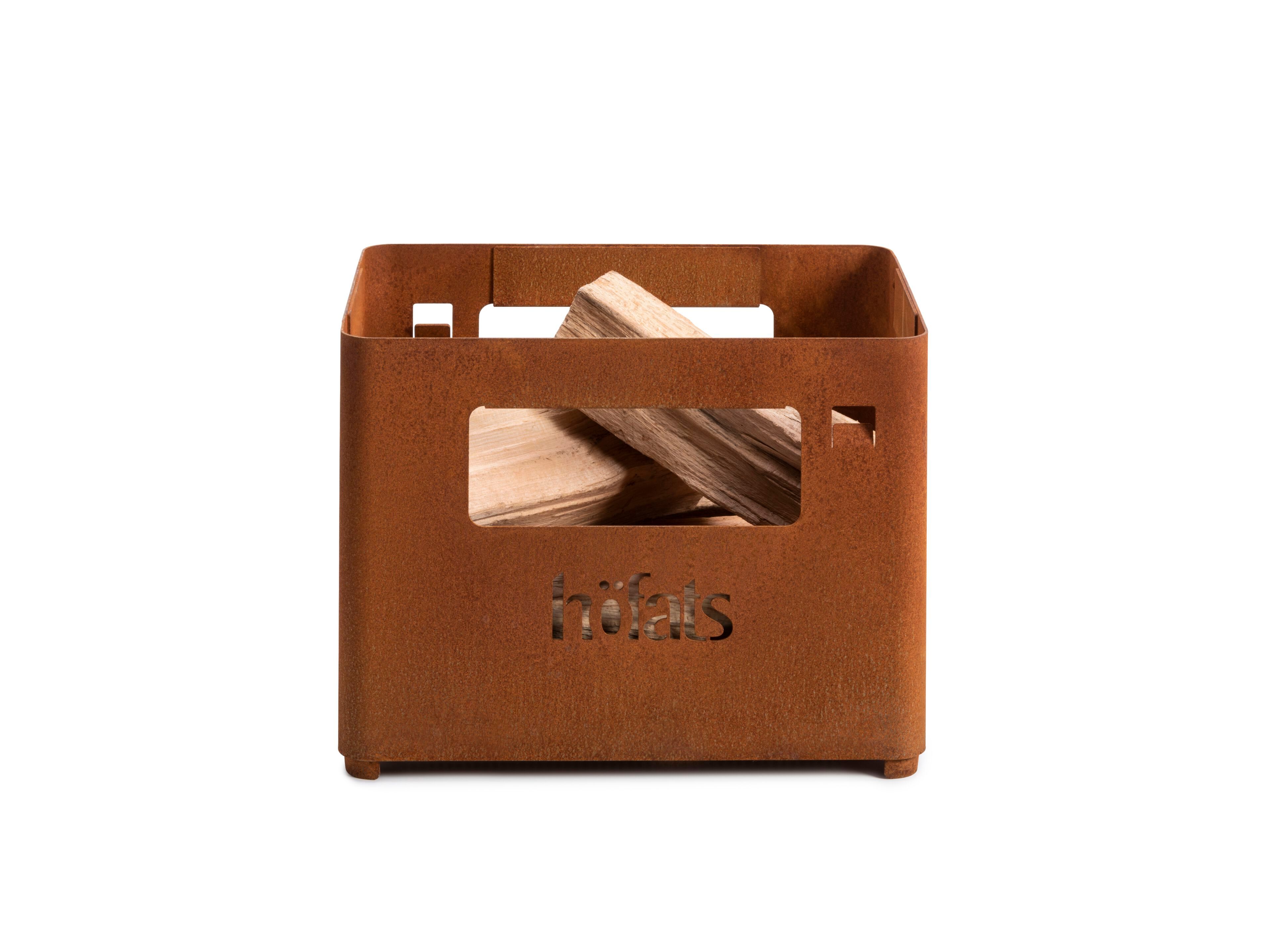 Стальная чаша для костра / держатель для бутылок Corten™ höfats Beer Box ARCH-00116370 - Вид №2