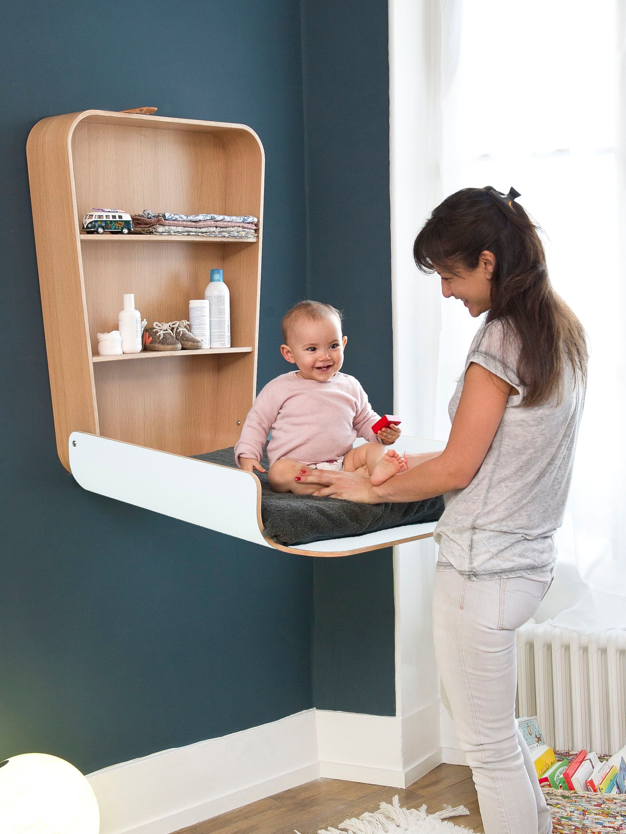 Деревянный трансформируемый пеленальный столик Charlie Crane Noga ARCH-00104046 - Вид №5