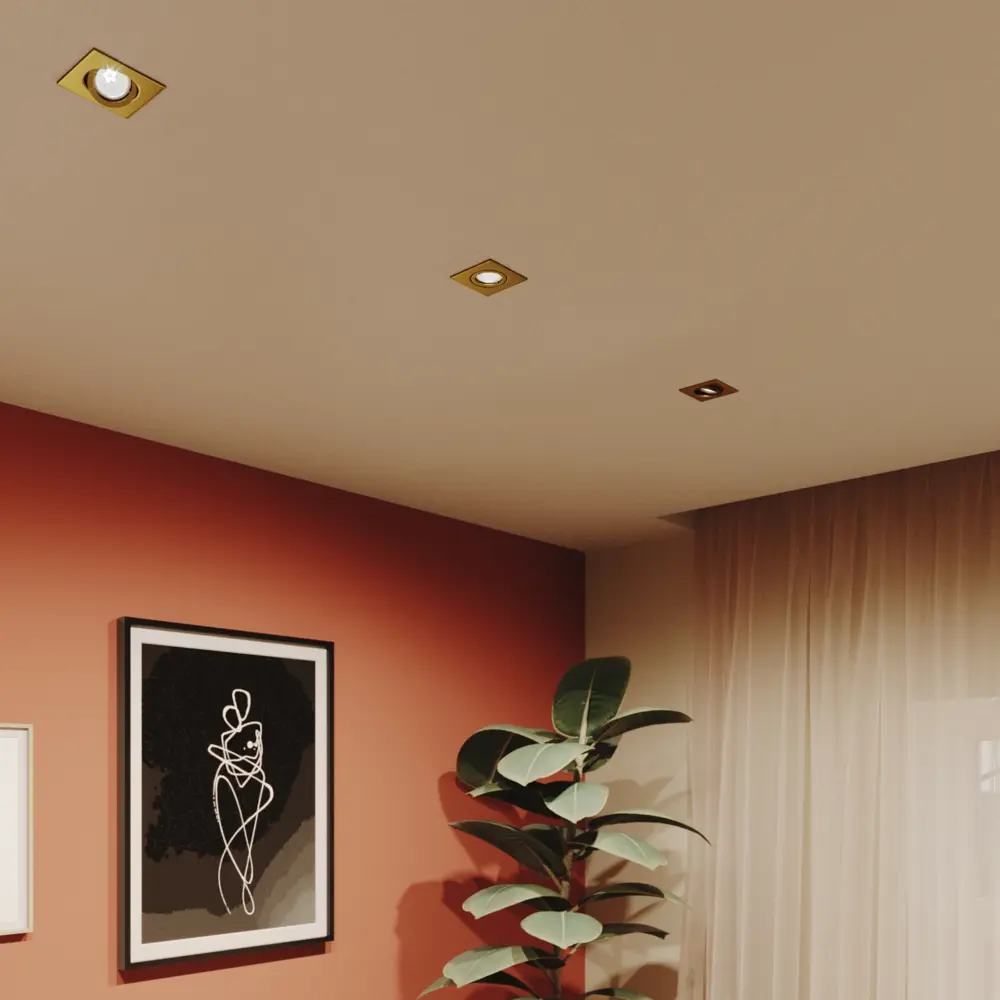 INSPIRE Bama - точечный встраиваемый светильник в бронзовом корпусе 85323779 STLM-1342326 - Вид №2