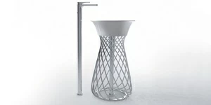 W2W3 Напольная раковина стоящая круглая Ceramica Hidra