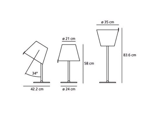 Artemide Melampo tavolo 0315010A лампа настольная 65841 - Вид №8